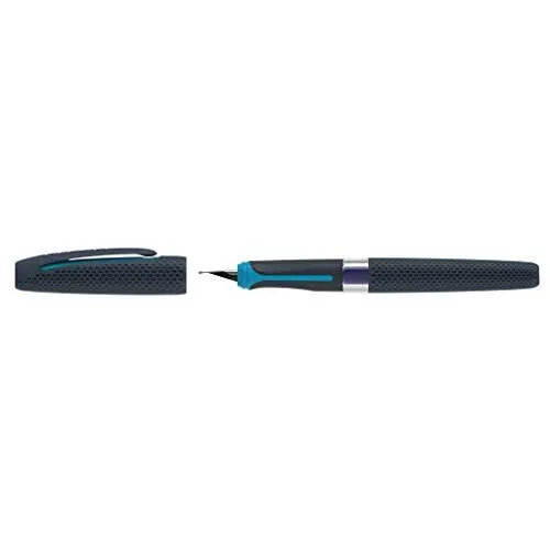 Produktbild: Pelikan Füller ilo für Rechtshänder und Linkshänder, Schwarz, Patronenfüller mit extra geringem Gewicht, Feder M, 817851