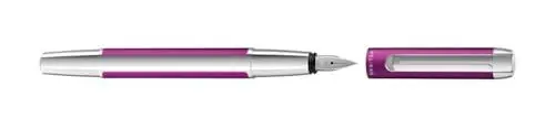 Produktbild: Pelikan Füllhalter Pura P40, Violett, Feder B (breit), hochwertiger Patronenfüller im Geschenk-Etui, 823791