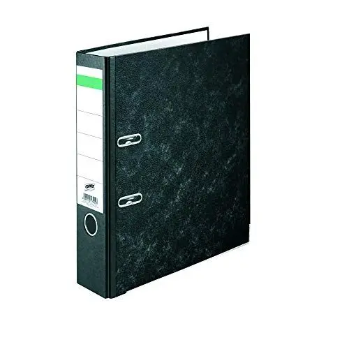Produktbild: Pelikan Ordner A4, Rückenbreite 7,5 cm, Bezug: Wolkenmarmor, schwarz, 1 Stück