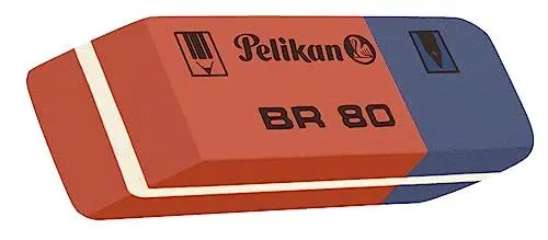 Produktbild: Pelikan Radiergummi BR80, aus Kautschuk, 80 Stück in Schachtel