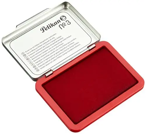 Produktbild: Pelikan Stempelkissen 3 rot 5x7cm