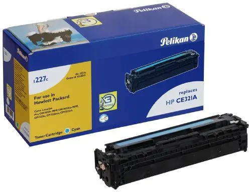 Produktbild: Pelikan Toner ersetzt HP CE321A (passend für Drucker HP CLJ CM 1415 fnw MFP, CP 1525)