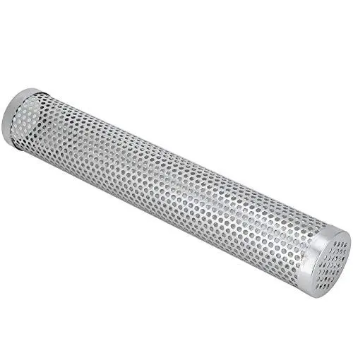 Produktbild: Pellet-Räucherrohr, Räucherrohr für Pelletgrill, Edelstahl-Holzrohr, Käse-Räucherrohr, Kalträucherrohr, BBQ-Räucherrohr für jeden Grill oder Räucherofen (Runden)
