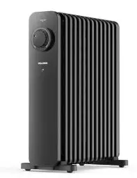 Produktbild: PELONIS 2500W Ölradiator Energiesparend, 13 Rippen Elektroheizung, Mobile Elektro Heizkörper mit Thermostat, 3 Heizstufen und Überhitzungsschutz, Radiator Heizung Elektrisch, Schwarz