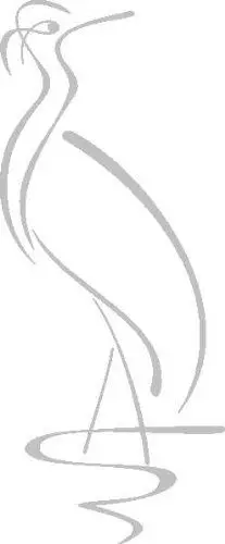 Produktbild: PEMA INDIGOS UG - Wandtattoo Wandsticker Wandaufkleber Aufkleber D385 Storch gesehen seitwärts 160x66 cm - Silber