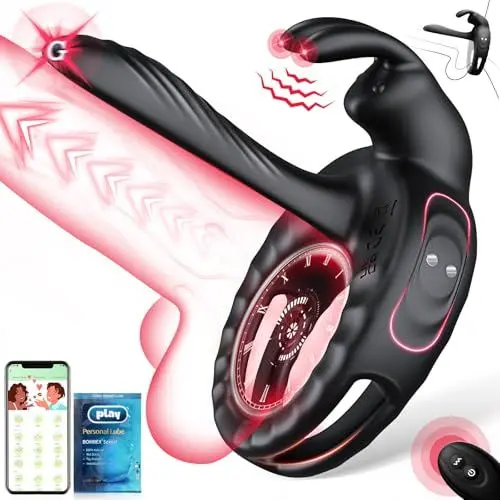 Produktbild: Penisring Vibrator Sex Spielzeug für Die Paare - Penisringe Sex Spielzeug für Die Männer Sex Toys, Penis Ring Sexspielzeug für Paare Sex Klitoris Cockring, Sextoysets für Men Paare Vibratorensets