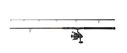 Produktbild: Penn Legion Cat Bronze Spin Combo – Perfektes Angelruten- und Rollenset für Wels, ideal zum Spinn-, Köder- oder Köderangeln vom Boot oder Ufer aus
