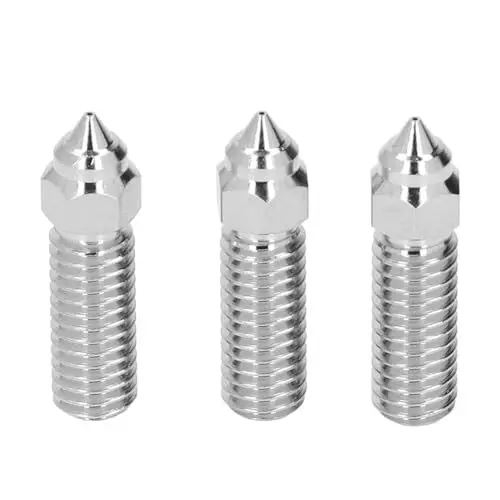 Produktbild: PenRux 3 Stück 3D-Drucker-Extruderdüsen, 3D-Drucker 1,75 Mm M6 Hochgeschwindigkeits-Hotend-Düsen für K1, Vyper, Sovol Sv06 Plus, Sv07, 3D-Drucker-Zubehör