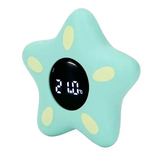 Produktbild: Niedliches Cartoon-Baby-Badethermometer mit Alarm, Schwimmendes Intelligentes Wasserthermometer für die Badewanne, Ideal für die Badezeit von Kleinkindern