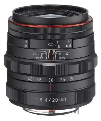 Produktbild: Pentax 23000 HD DA F2.8-4ED DC WR Limited K-Mount Objektiv (20-40 mm) schwarz