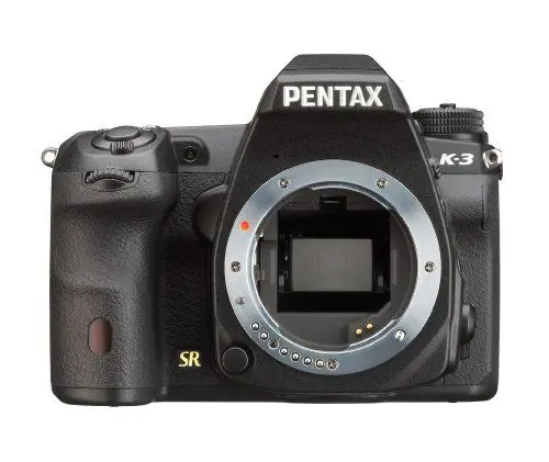 Produktbild: Pentax K-3 SLR-Digitalkamera (24 Megapixel, 8,1 cm (3,2 Zoll) Display, live view, Full HD) nur Gehäuse schwarz