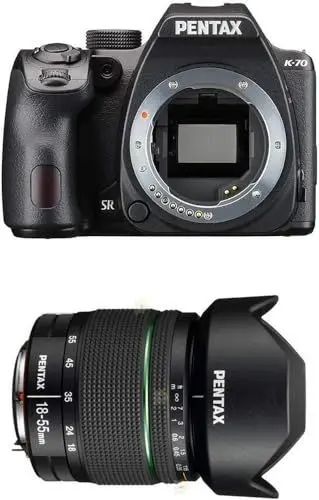 Produktbild: Pentax K-70 schwarz mit DAL 18-55 mm WR Kamera