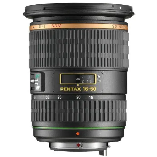Produktbild: Pentax SMC-DA 16-50mm / f2,8 (IF) SDM Objektiv (Standardzoom, wasserdicht) für Pentax