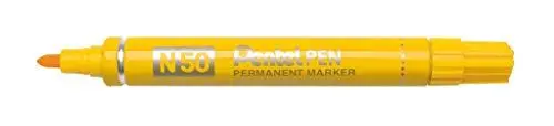 Produktbild: Pentel N50-GE Aluminiumgehäuse, 12 Stück gelb