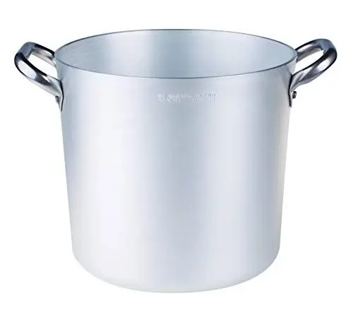 Produktbild: Pentole Agnelli ALMA10342 Hochtopf mit Zwei Griffen Edelstahl, professionelles Aluminium 3 Millimeter, 55,4 l