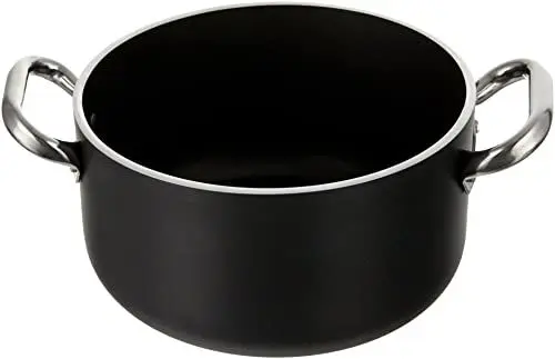 Produktbild: Baldassare Agnelli Kochtopf AlBlack Induktion, Metall, schwarz, 20 cm