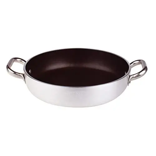 Produktbild: Pentole Agnelli ALSA2110S40 Pfanne mit Griffen, Aluminium, Silber, 40 cm