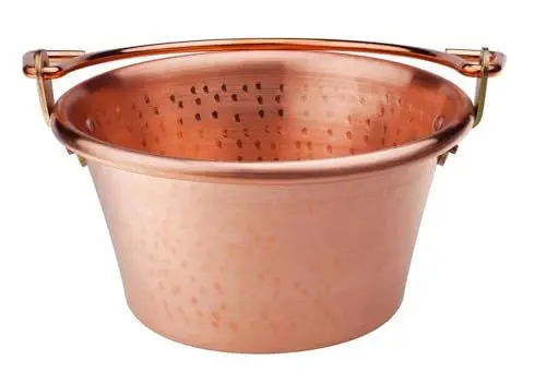 Produktbild: Pentole Agnelli Family Cooking Kessel in Kupfer, mit Griff Bügel Messing 32 cm Kupferfarben