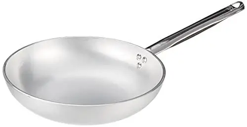 Produktbild: Pentole Agnelli Pfanne mit Senkkopf Hohe, aus Aluminium, Dicke 5 mm, mit Griff aus Edelstahl, Silber 28 cm silber