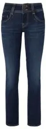 Produktbild: Pepe Jeans Damen Double Buttons Slim Low Waist PL204588 Jeans, Blue (Denim-XW5), 32W / 34L