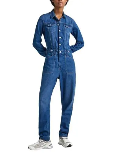 Produktbild: Pepe Jeans Damen Hunter Utility Jumpsuit, Blue (Denim), XS