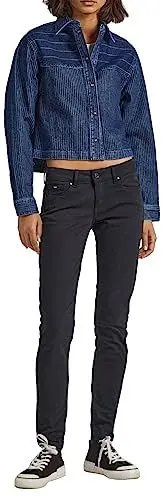 Produktbild: Pepe Jeans Damen Jeans Soho, Schwarz (Black), 28W / 28L