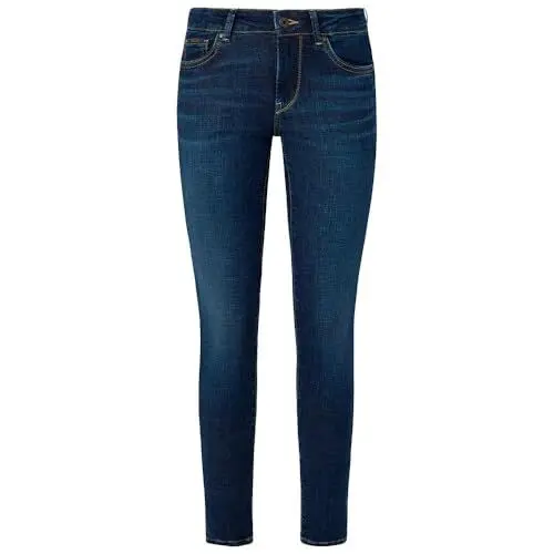 Produktbild: Pepe Jeans Damen Low Waist Skinny PL204583 Jeans, Blue (Denim-XW5), 33W / 32L