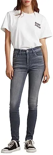Produktbild: Pepe Jeans Damen Regent Jeans, Grey (Denim-ug6), 30W / 32L