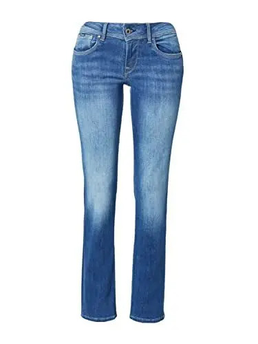 Produktbild: Pepe Jeans Damen Saturn Jeans, Blau (Denim-HN6), 24W/32L