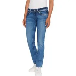 Produktbild: Pepe Jeans Damen Slim Jeans Lw, Blau (Denim-XW6), 30W / 34L