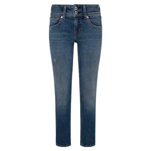 Produktbild: Pepe Jeans Damen Slim Lw Pl204729 Jeans, Blau (Denim-hv4), 34W x 30L