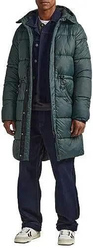 Produktbild: Pepe Jeans Herren Blai Puffer Parka, Green (Regent Green), L