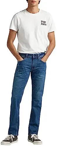 Produktbild: Pepe Jeans Herren Cash Jeans, Blau (Denim-xv0), 28W / 32L EU