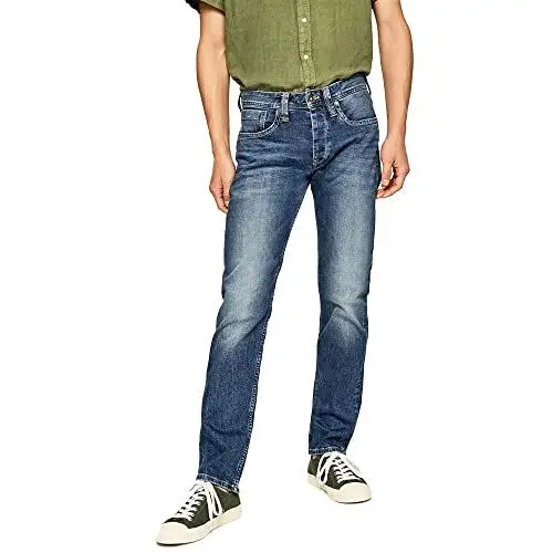 Produktbild: Pepe Jeans Herren Cash Straight Jeans, 000denim, 38W / 34L