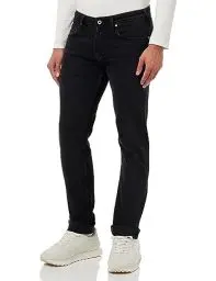 Produktbild: Pepe Jeans Herren Hatch Regular Jeans, Schwarz (Denim-xv1), 38W / 32L EU