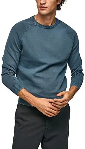 Produktbild: Pepe Jeans Herren James Crew Long Sleeves Knits, Blue (Jarman), XXL