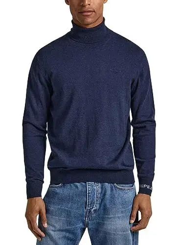 Produktbild: Pepe Jeans Herren Lange Ärmel Andre Turtle Neck, 594dulwich, L