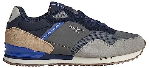 Produktbild: Pepe Jeans Herren London Forest M Sneaker, Grey (Grey), 44 EU