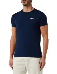 Produktbild: Pepe Jeans Herren Original Basic 3 N T-Shirt, Blau (Navy), L