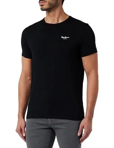 Produktbild: Pepe Jeans Herren Original Basic 3 N T-Shirt, Schwarz (Black), L