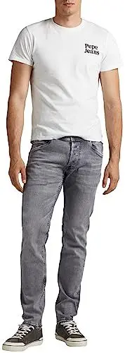 Produktbild: Pepe Jeans Herren Spike Jeans, Grey (Denim-ug3), 28W / 34L