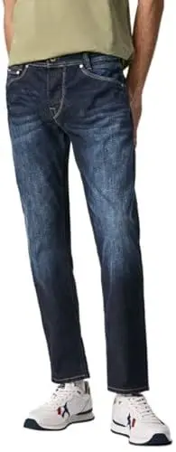 Produktbild: Pepe Jeans Herren Spike Straight Jeans, Denim Z45, 40W / 32L