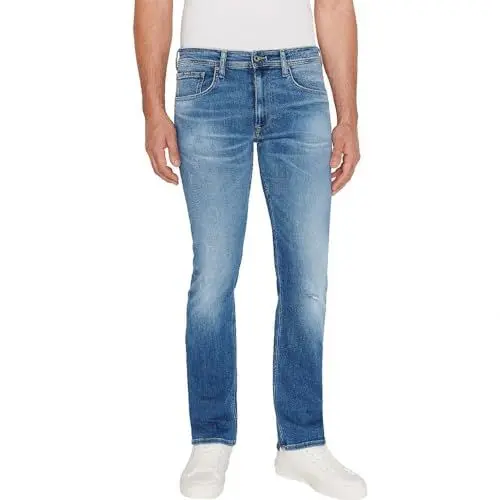 Produktbild: Pepe Jeans Herren Straight Jeans, Blau (Denim-RH0), 34W / 34L