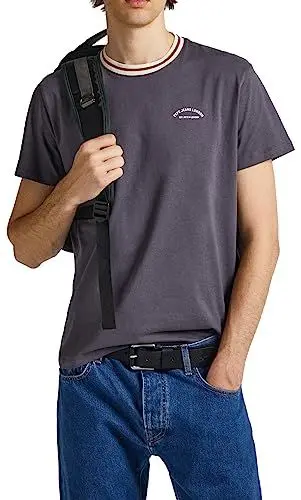 Produktbild: Pepe Jeans Herren Worden T-Shirt, Grey (Thunder), XS