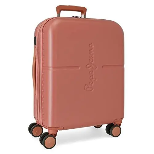 Produktbild: Pepe Jeans Highlight Kabinentrolley Terrakotta, 40 x 55 x 20 cm, starr, ABS-Verschluss, integriert, 37 l, 2,74 kg, 4 Räder, ausziehbar, Handgepäck