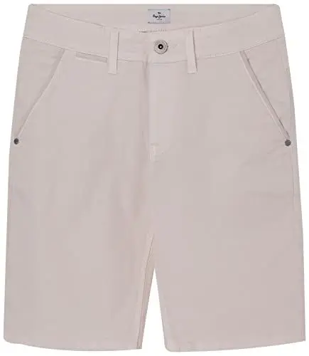 Produktbild: Pepe Jeans Jungen Blueburn Shorts, Elfenbeinfarben, 14 Jahre EU