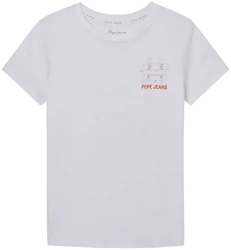 Produktbild: Pepe Jeans Jungen Bram T-Shirt, White (Off White), 18 Years