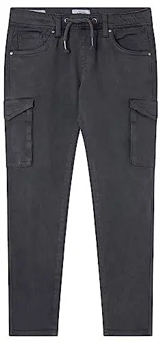 Produktbild: Pepe Jeans Jungen Chase Cargo, Schwarz (Washed Black), 12 Jahre