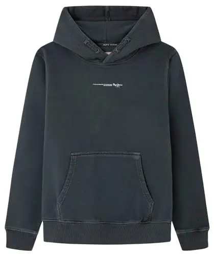 Produktbild: Pepe Jeans Jungen New Davide Hoodie Kapuzenpullover, Grau (Phantom Grey), 10 Jahre
