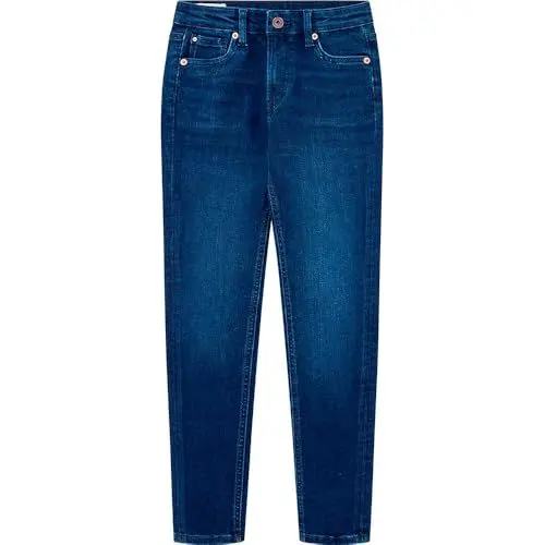 Produktbild: Pepe Jeans Mädchen Skinny Hw Jr Pg201675 Jeans, Blau (Denim-cr8), 14 Jahre